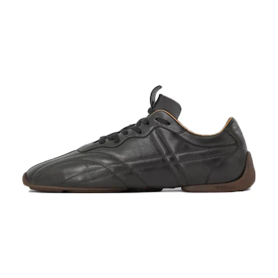 Burberry Leather Sneakers 'Black Monogram Stripe'
