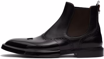 Burberry Leather Trim Chelsea Boots 'Black Detail' 80200251 Burberry Leather Trim Chelsea Boots 'Black Detail' 80200251