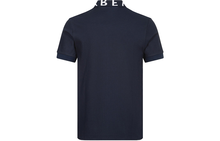Lookbook Burberry 字母領直筒剪裁海軍藍色 Polo 衫 80172001