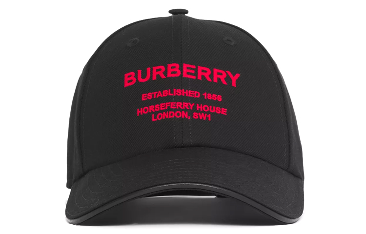 Burberry Letter Embroidery Twill Cotton Baseball Cap Unisex. 80430401 圖 3