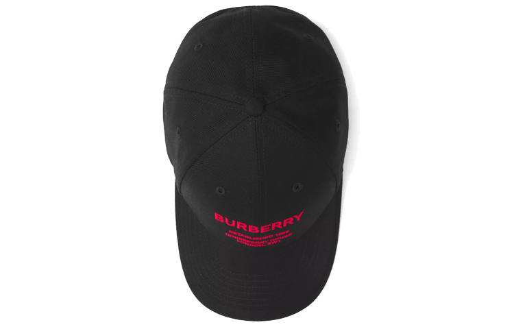 Burberry Letter Embroidery Twill Cotton Baseball Cap Unisex. 80430401 圖 4