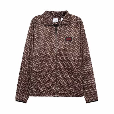 Burberry Letter Patch Graphic Zip Jacket Multicolor 80262201