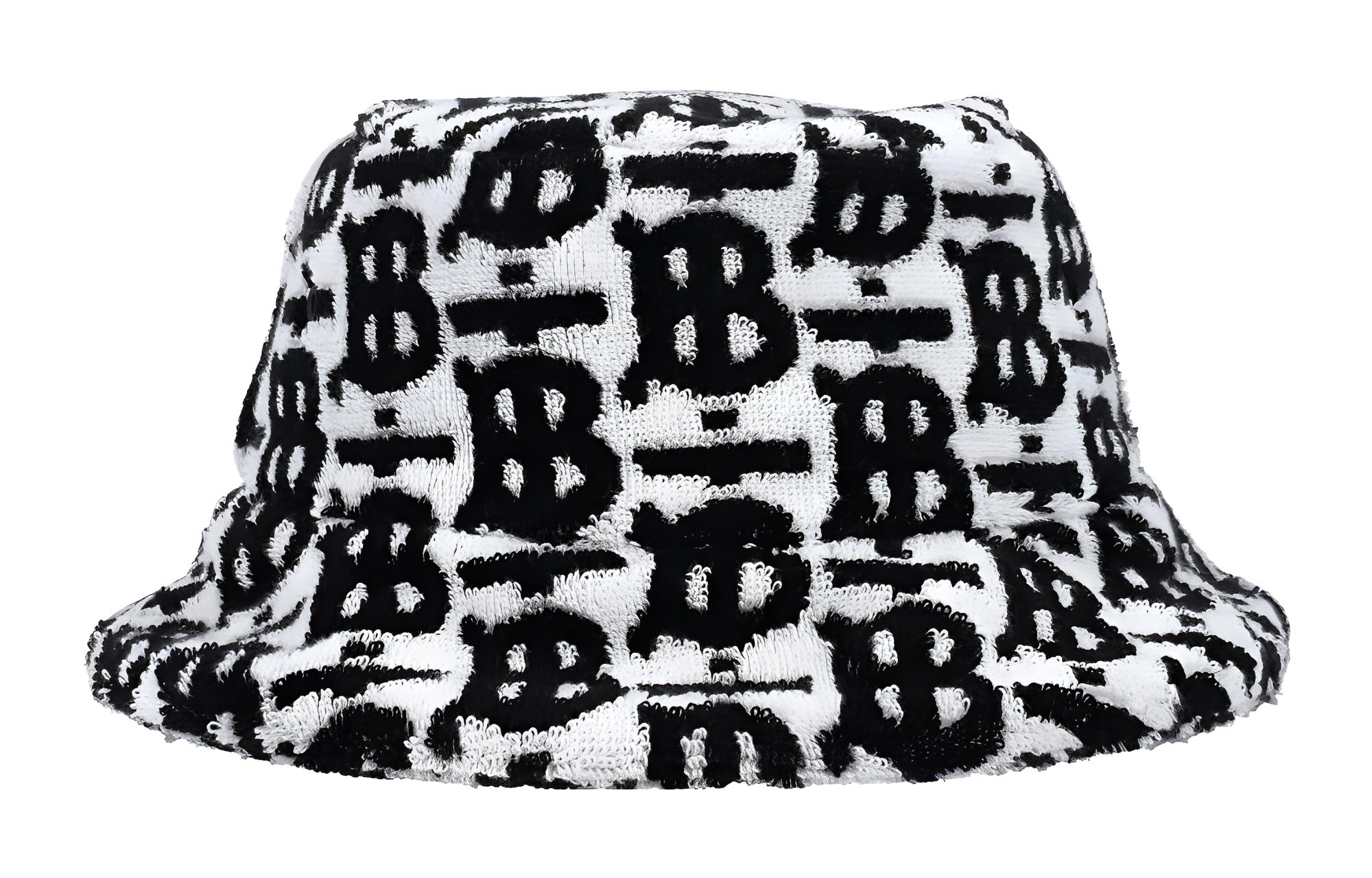 Burberry Letter Print Cotton Bucket Hat Unisex Casual Style. 8057414135279A1901