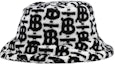 Shop Burberry Letter Print Cotton Bucket Hat Unisex Casual Style. 8057414135279A1901