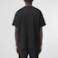 Shop Camiseta Negra Burberry Estampado Letras Algodón Corte Holgado. 80427481