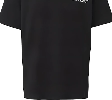 Camiseta Negra Burberry Estampado Letras Algodón Corte Holgado. 80427481 Purchase Camiseta Negra Burberry Estampado Letras Algodón Corte Holgado. 80427481