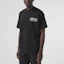 Sizing Camiseta Negra Burberry Estampado Letras Algodón Corte Holgado. 80427481