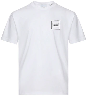 Burberry Letter Print Crew Neck Straight Fit T-Shirt White Men 80289451 Buy Burberry Letter Print Crew Neck Straight Fit T-Shirt White Men 80289451