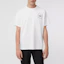 Shop Burberry Letter Print Crew Neck Straight Fit T-Shirt White Men 80289451