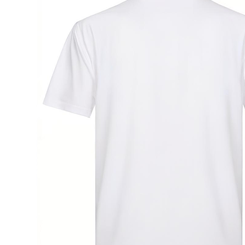 Sizing Burberry Letter Print Crew Neck Straight Fit T-Shirt White Men 80289451