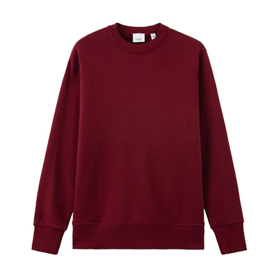 Burberry Letter Print Crewneck Sweatshirt Unisex - Red. 80616791