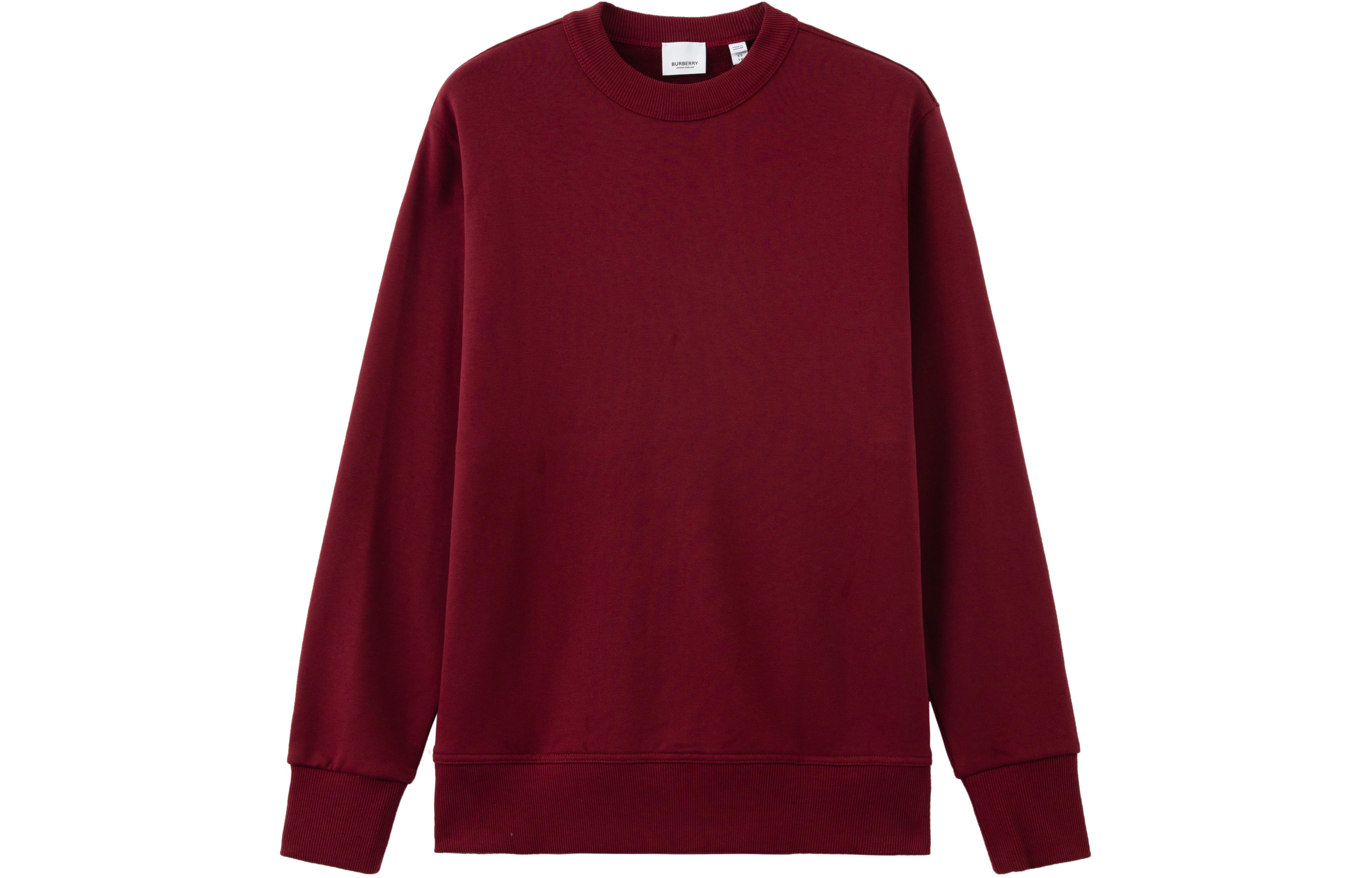 Burberry Letter Print Crewneck Sweatshirt Unisex - Red. 80616791 圖 2