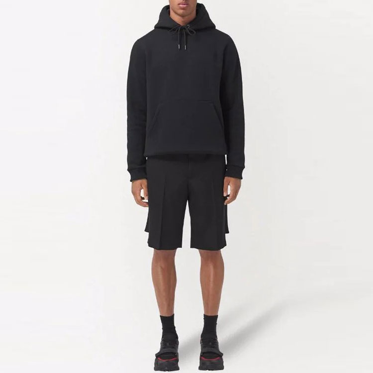 Burberry Letter Print Hoodie Black Casual Sweatshirt. 80455521 圖 3