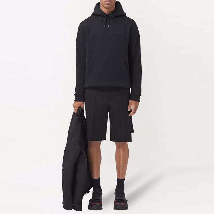 Burberry Letter Print Hoodie Black Casual Sweatshirt. 80455521 圖 5