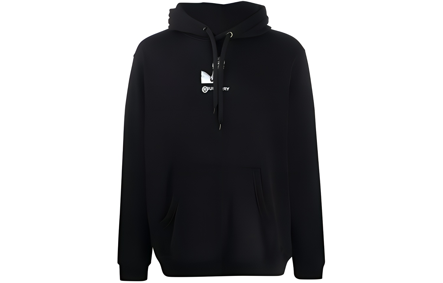 Burberry Letter Print Pullover Hoodie Long Sleeve for Men - Black 80304931