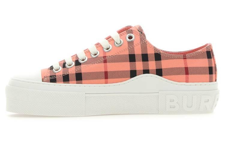 バーバリーロゴレースアップスニーカー (赤) 80654361を購入 - Novelship