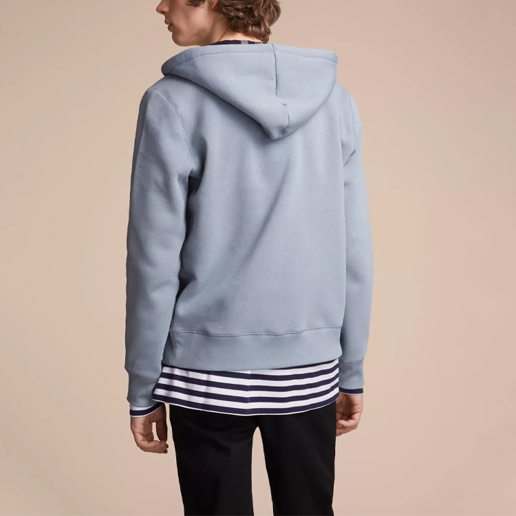 Burberry Light Blue Hooded Zip Jacket - Fall Collection 40569551 圖 5