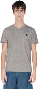 Burberry Kelabu Cerah Leher-V Logo Cetakan Baju-T Lengan Pendek 80172571 Purchase Burberry Kelabu Cerah Leher-V Logo Cetakan Baju-T Lengan Pendek 80172571