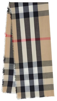 Burberry Lightweight Check Cashmere Scarf Archive Beige Buy Burberry Lightweight Check Cashmere Scarf Archive Beige