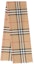 Buy Burberry Lightweight Check Wool Scarf Archive Beige