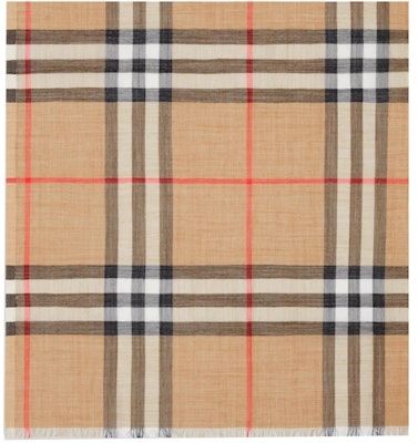 Burberry Lightweight Check Wool Scarf Archive Beige Order Burberry Lightweight Check Wool Scarf Archive Beige