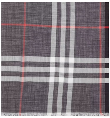 Burberry Lightweight Check Wool Scarf Navy Order Burberry Lightweight Check Wool Scarf Navy