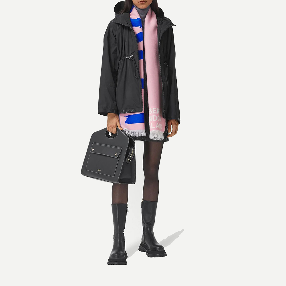 Burberry Loane Jacquard Knit Wool Scarf 8037666 圖 4