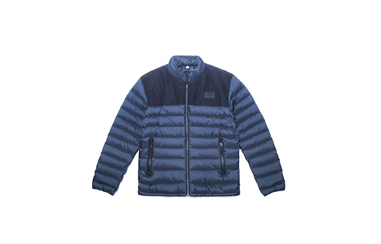 Burberry Logo-Embroidered Lightweight Down Jacket Navy Blue 80343181 圖 2