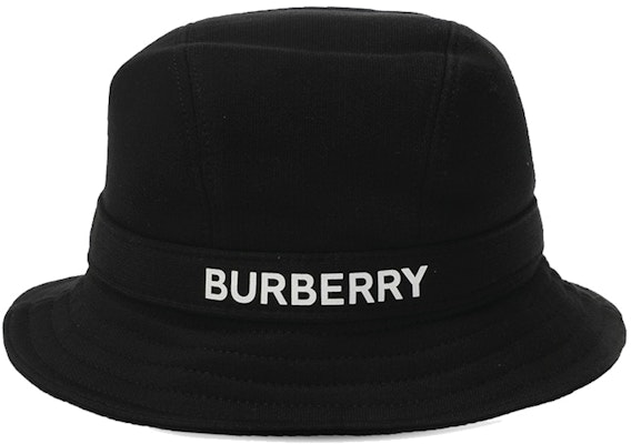 Burberry Logo-Print Bucket Hat Black Buy Burberry Logo-Print Bucket Hat Black