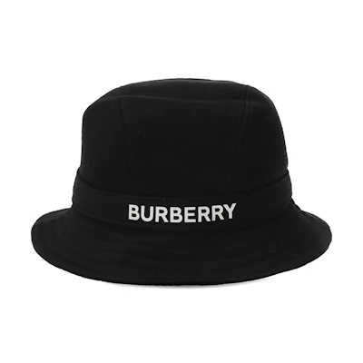Burberry Logo-Print Bucket Hat Black