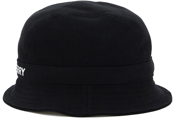 Burberry Logo-Print Bucket Hat Black Order Burberry Logo-Print Bucket Hat Black