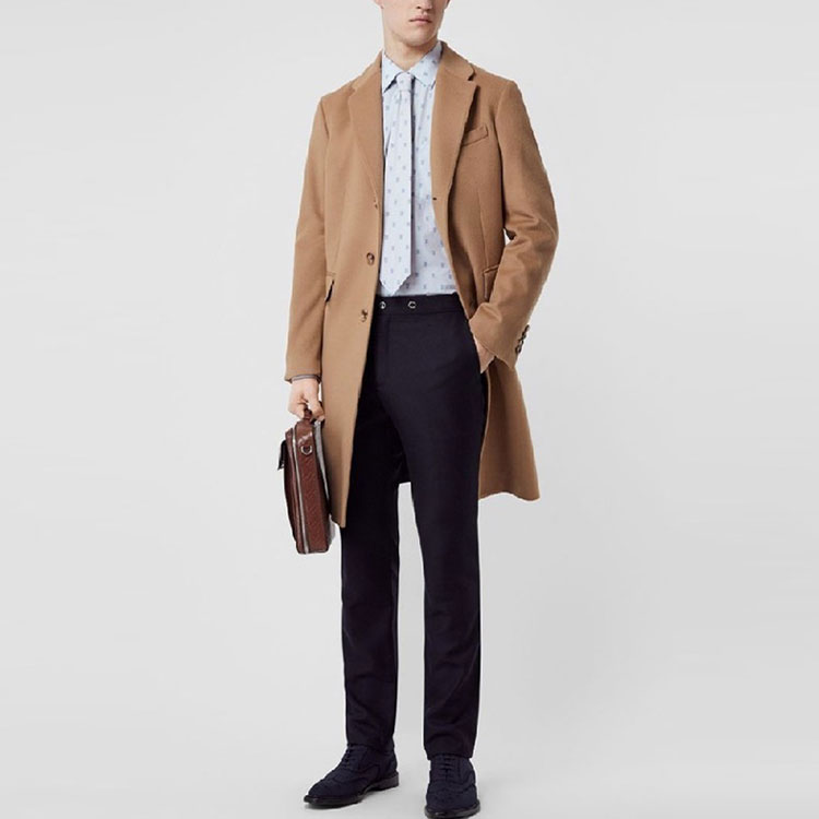 Burberry Logo All-Over Print Cotton Long-Sleeve Shirt Light Blue () 80136891 圖 5