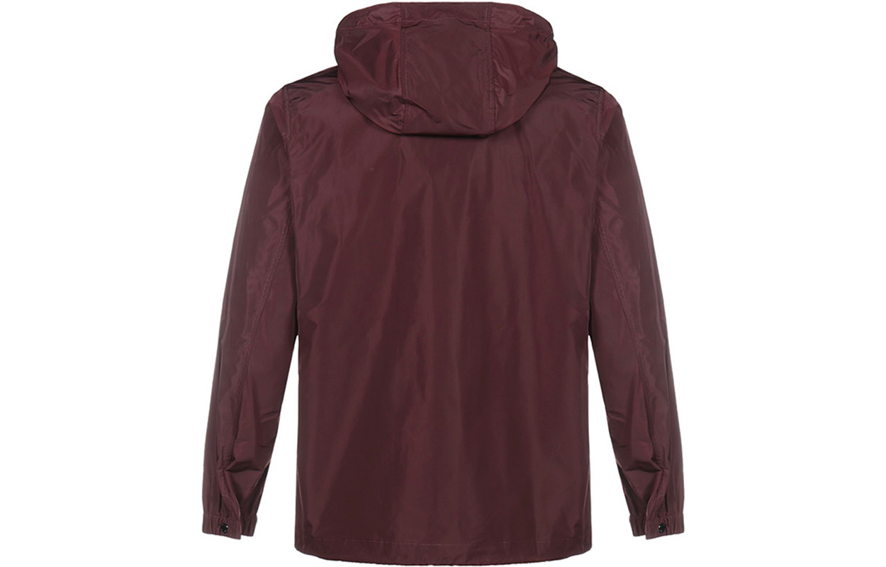 Burberry Logo Appliqué Memory Taffeta Hooded Jacket for Men in Elderberry 80298421 圖 3