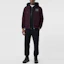 Details for Jaket Hoodie Pria Burberry Logo Appliqué Memory Taffeta Warna Elderberry 80298421