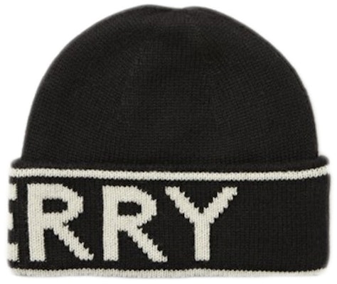 Burberry Logo Beanie Black Order Burberry Logo Beanie Black