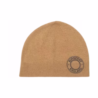 Burberry Logo Cashmere-Blend Beanie Unisex Couple Style Hat. 80450821