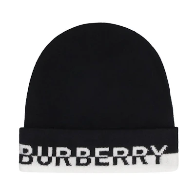 Burberry Logo Cashmere-Blend Knit Beanie for Men. 8058054137821A1189