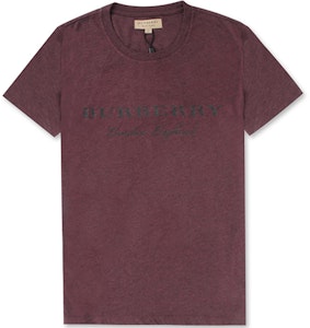 Burberry 標誌休閒圓領T恤 深酒紅色 40601251 Order Burberry 標誌休閒圓領T恤 深酒紅色 40601251