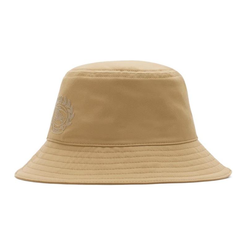 Lookbook 버버리 로고 코튼 버킷햇 유니섹스 커플 스타일 린넨 색상. 80949921
