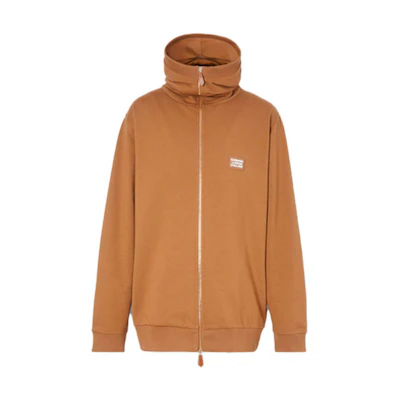 Burberry Logo Cotton Hoodie Light Tan Color 45639201