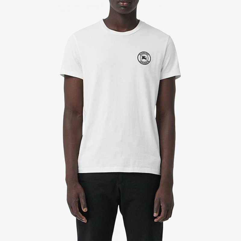 Burberry Logo Cotton Short Sleeve T-Shirt White 80040561 圖 4