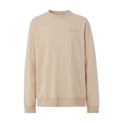 Burberry Logo Crewneck Long Sleeve Sweatshirt Yellow (). 80626241