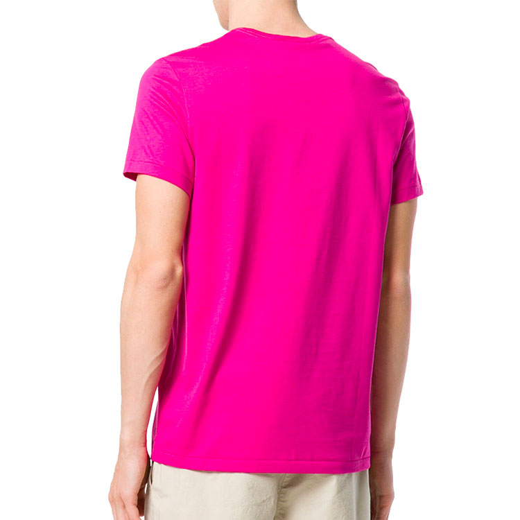 Burberry Logo Crewneck Short Sleeve T-Shirt in Rose Red 40685931 圖 5