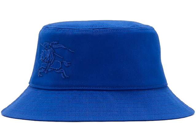 버버리 로고 디자인 코튼 버킷햇 블루 80857321 Buy 버버리 로고 디자인 코튼 버킷햇 블루 80857321