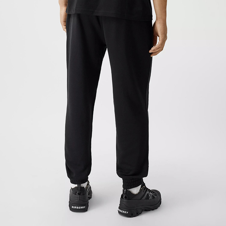 Purchase Burberry Logo 抽繩針織運動長褲 黑色 80345621