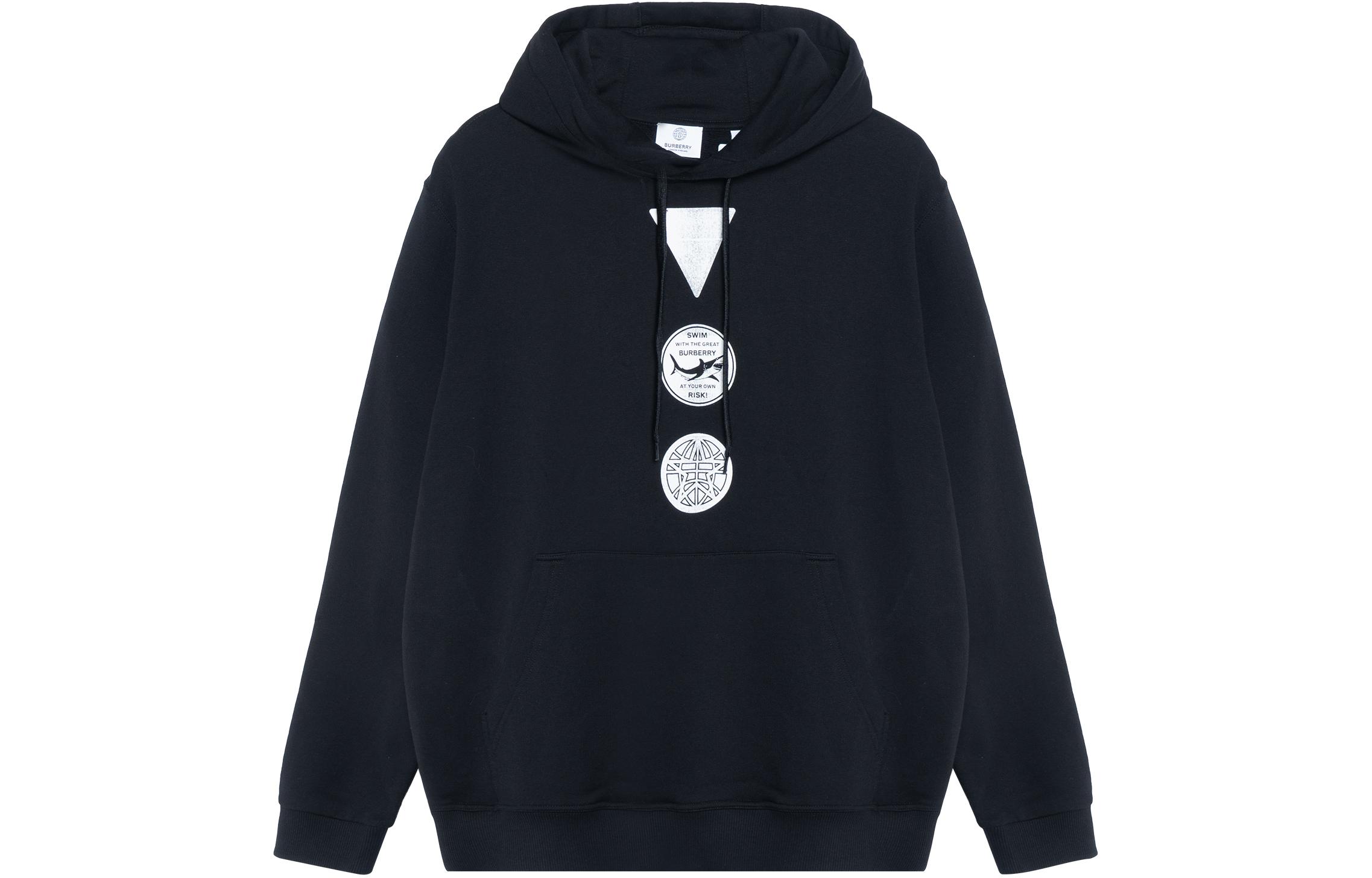 Burberry Logo Embossed Print Sweatshirt Men’s Black. 80427261