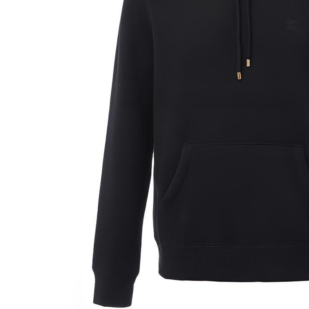 Burberry Logo Embroidered Black Hoodie 80362821 圖 7