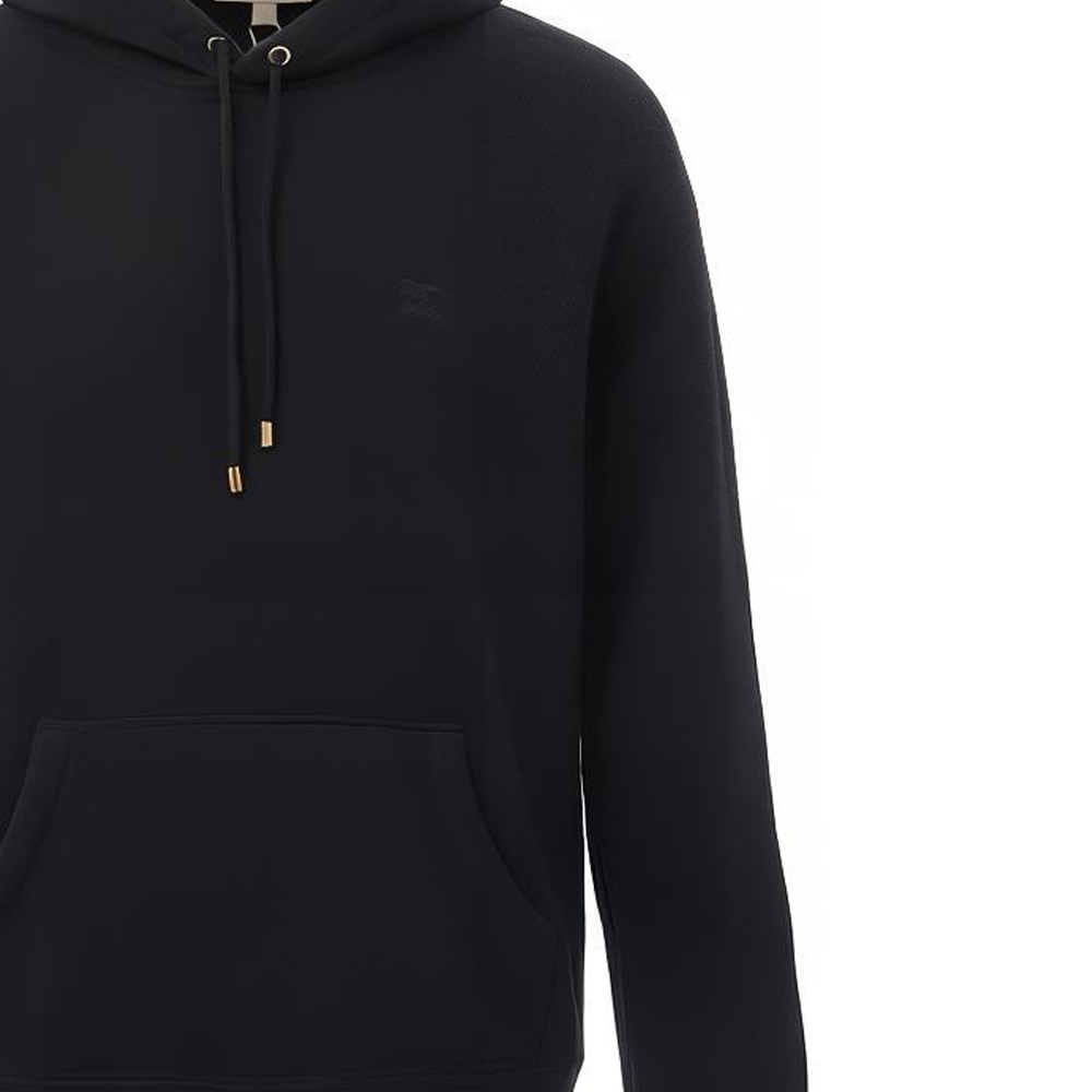 Burberry Logo Embroidered Black Hoodie 80362821 圖 8