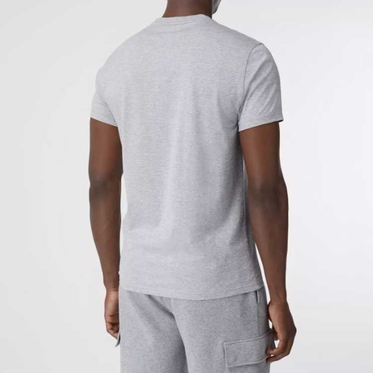 Sizing Burberry 刺繡Logo圓領T恤 灰色 80140231