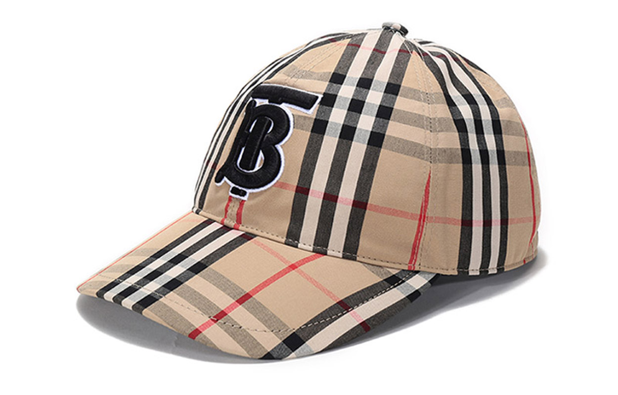 Burberry Logo Embroidered Printed Cotton Baseball Cap Unisex. 80385041